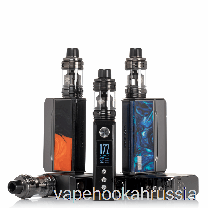 Vape Juice Voopoo Drag 4 177w стартовый комплект Gun Metal + тропический оранжевый